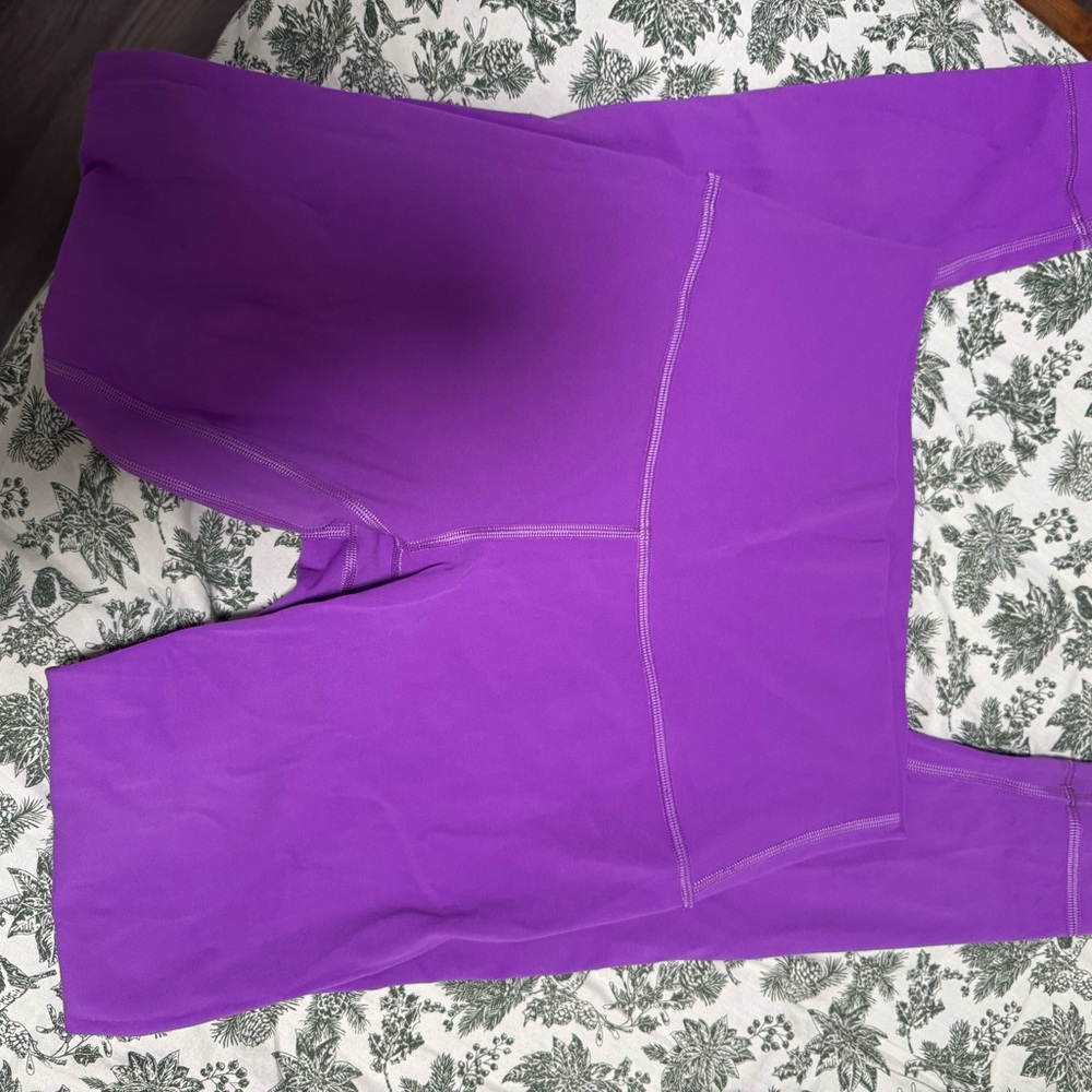 Neon Purple Lululemon leggings